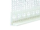 Profile arret d'enduit avec trame PROFARRPVC6 - long. 2,5m x larg. 6mm