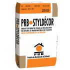 Enduit decoratif pour la realisation de decors et modenatures en façades PRB STYLDECOR Havane sac de 25kg