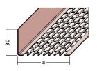 Profile de ventilation en L, perforation ovale Section ventilation 252 cm2 / ml Brun Longueur 2,50m