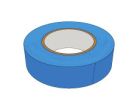Adhesif trame Bleu Rouleau 50,00m Diam 50mm