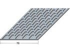 Bande de ventilation, perforation rectangulaire Section ventilation 254 cm2 / ml Naturel Longueur 2,50m