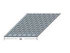 Bande de ventilation, perforation rectangulaire Section ventilation 300 cm2 / ml Naturel Longueur 2,50m