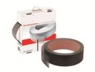 Bande de ventilation, perforation rectangulaire Section ventilation 300 cm2 / ml Noir+Rouge Rouleau 60,00m