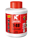 Colle PVC rigide a prise rapide liquide T-88 - bidon avec pinceau goupillon 500ml