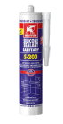 Mastic silicone sanitaire S-200 transparent - cartouche de 300ml
