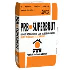 Enduit monocouche semi allege grain fin SUPERBRUT Blanc de Noirmoutier sac de 20kg