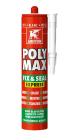 Colle de montage et mastic d etancheite POLY MAX FIX & SEAL EXPRESS blanc - cartouche de 425g