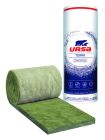 Panneau roule de laine de verre semirigide revetu sur une face d'un voile de verre natuel renforce URSA Façade 32 R long, 2,7m x larg, 0,6m x ep, 181mm R = 5,65