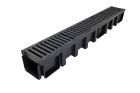 Caniveau avec grille composite - long. 1m x larg. 130mm - classe C250