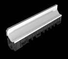 Caniveau a fente excentree - long. 1m x larg. 100mm - classe C250