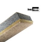 Panneau isolant Fibrastyroc+ Phonik Clarte - long. 2m x larg. 0,6m x ep. 200mm Standard Agrafe