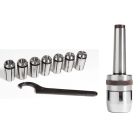 EQUIPEMENT DE FRAISAGE CM3 + 7 PINCES DE 4 A 16 MM