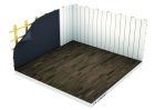 Feutre non tissé acoustiquement neutre - ContraphonTM noir 140 g/m² - long. 50m x larg. 2m