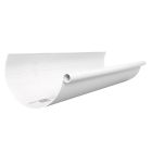 Profil de gouttière ronde dév.250 blanc longueur 4m - PROFIL GOUTTIERE 25 BLANC 4 ML
