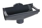 NAISSANCE CENTRALE DIAMETRE 80 POUR PROFILE GOUTTIERE TYPE 29 ANTHRACITE - UNAD29A