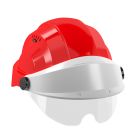 Casque - Orizon rouge visiere grise avec lunette - Taille unique