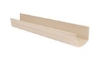 Gouttière en PVC sable rectangulaire développé T25 - long. 4m