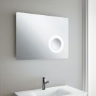 Miroir MOSCOW 800 avec LED lumière. zone grossissant(x3) et sensor(8W) IP44 800