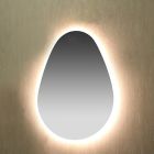 MIROIR ŒUF OVUM AVEC LUMIERE LED