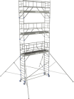 Échafaudage roulant en aluminium