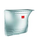Cours anglaise en polypropylène avec grille en métal déployé, usage piéton,fixation anti effraction, kit de montage, L 200 x H 150 x prof 70 cm