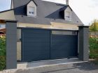 1 Pilier Complet Platinum Light Sans Insert 39X39X188 - Dark - Pilier De Clôture Platinum