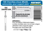 BOITE 100 CHEVILLE CLOU 6X60