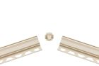 Angle rentrant 135° - Schlüter-DILEX-AHK aluminium finition structurée ivoire