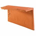 Rive droite individuelle terre cuite Plate 17x27 Muraille