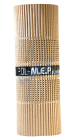 Couvercle Angle Alu mâle 150x50 en 3ml Brun