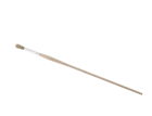 Brosse à tableau ronde soies blanches bout bombé - n°4
