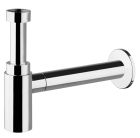 siphon lavabo droit abs chrome