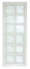 Panneau en brique de verre standard 198 n°26 - long. 127cm x haut. 47cm x ep. 8cm