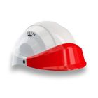Casque - Orizon blanc visiere rouge - Taille unique