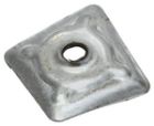RONDELLE TIREFOND A BOURRER ACIER 38 X 38 mm - P/50