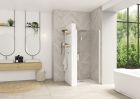 Porte pivotante (intérieur/extérieur) sans seuil à largeur de passage maximale - SMART DESIGN P SS 100 Blanc TN
