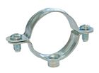 Collier de fixation simple - Acier nickelé - Pour tube Ø28 mm - Sachet de 5 pièces