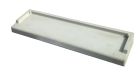 Appui de fenêtre béton gris - long. 160 cm x larg. 28 cm x ep. 5 cm