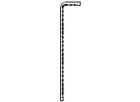 Cornière PVC 20 x 35 mm longueur 6 ml  blanc signalisation 3