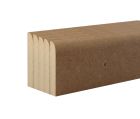 Plinthe réversible brut MDF - Long. 2000 mm x larg. 100 mm x ep. 9 mm