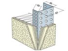Profilés d’arrêt latéral avec retour d’enduit - long. 2,50m x ep. 80mm