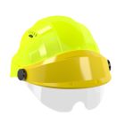 Casque - Orizon fluo jaune visiere jaune avec lunette - Taille unique