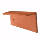 Rive individuelle droite terre cuite Plate 16x24 Ambre