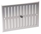 GRILLE FERMETURE ALUMINIUM GRIS 17X25     - LF1725G