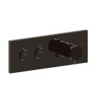FACADE THERMO UP HORIZONTALE THERMO 2 SORTIES TRIVERDE CHROME NOIR