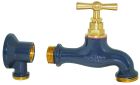 Robinet laiton TON ARDOISE M15x21 Nez M20x27 avec applique