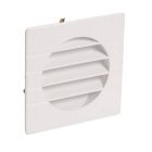 GRILLE EXTERIEURE POUR TUBE DIAMETRE 100 ANTI INSECTE  BLANC  - 1GETM10B