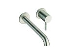 mitigeur inox 316 lavabo mural large ss mecanisme ex ix259