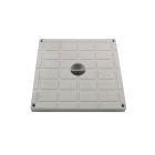 Tampon léger pour regard 200x200mm gris - TAMPON POLY. 200 X 200 GRIS