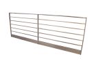 BARRIERE ALUMINIUM REHAUSSE B.MONO L.3200 X H.740